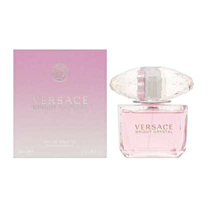 Versace Bright Crystal Eau de Toilette Spray for Women – 3.0 oz  A Fresh, Feminine, and Captivating Fragrance