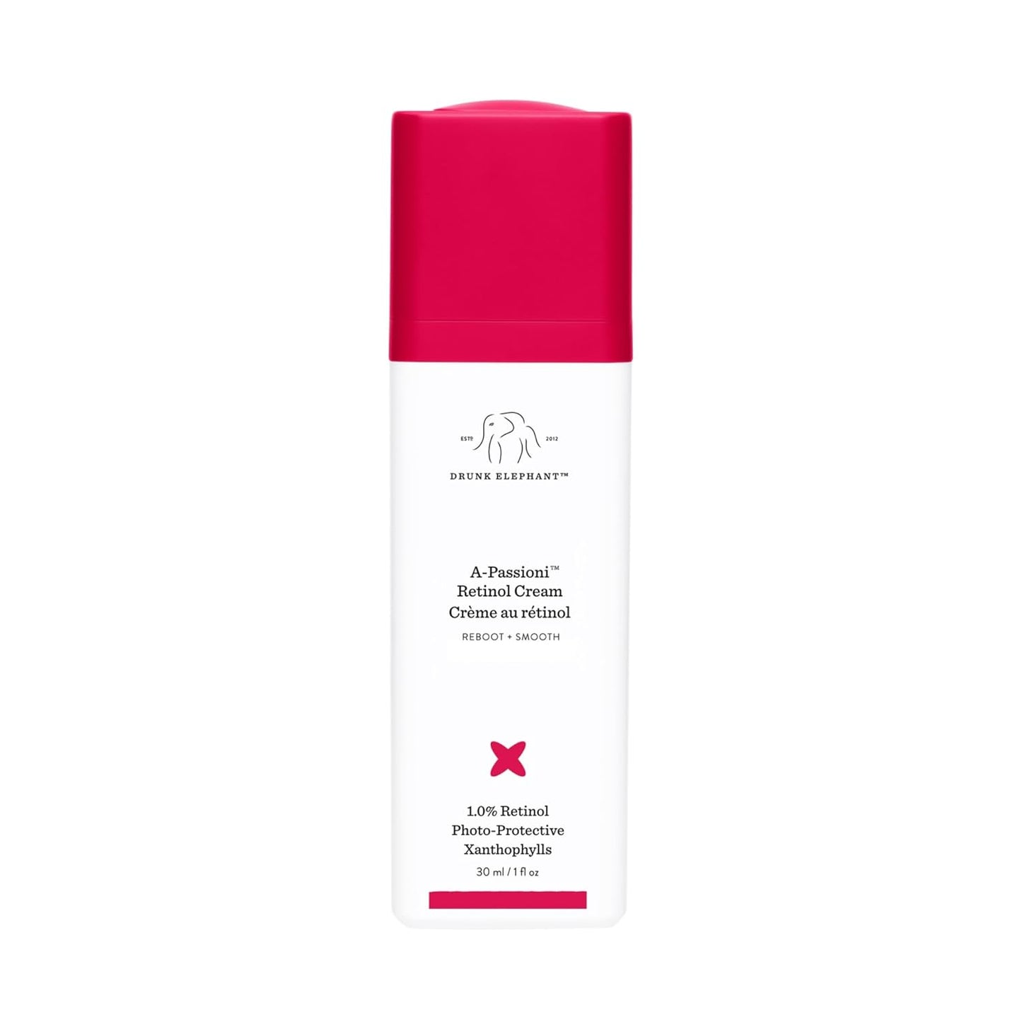Drunk Elephant A-Passioni Retinol Cream (30 ml) – 1% retinol for smoother, youthful skin. Clean, cruelty-free, dermatologist-tested, and free from essential oils, silicones, and fragrance.