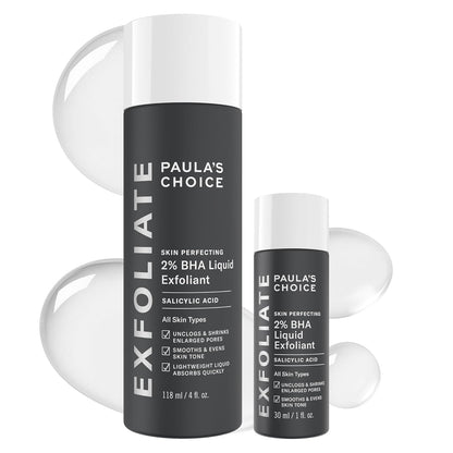 Paula’s Choice Skin Perfecting 2% BHA Liquid Exfoliant with Salicylic Acid – Pore Minimizer & Blackhead Remover for Smooth, Radiant Skin