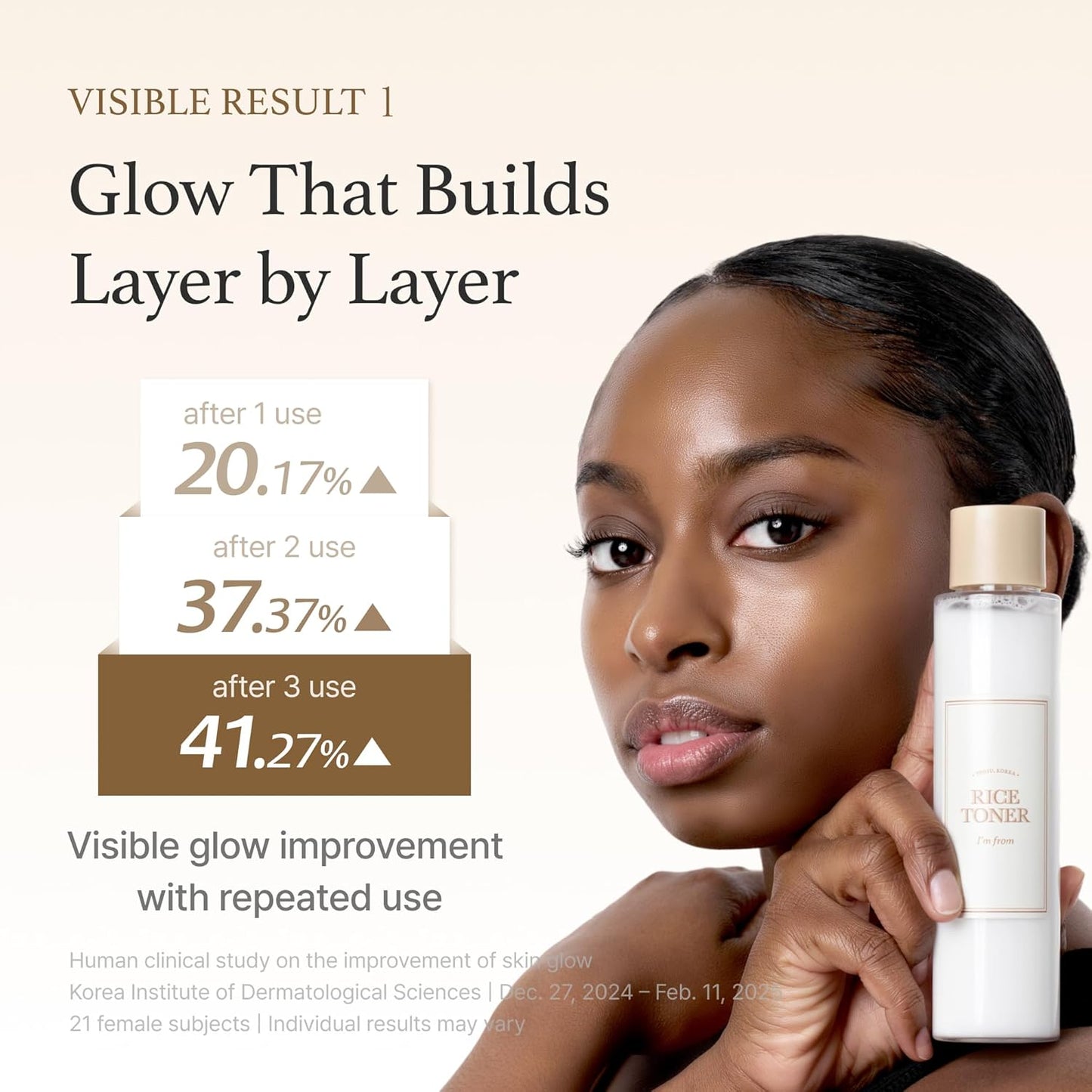 I’m From Rice Toner for Sensitive Skin – Hydrating K-Beauty Essence with Niacinamide & Rice Extract, Alcohol-Free, Vegan, Fragrance-Free (5.07 fl oz)