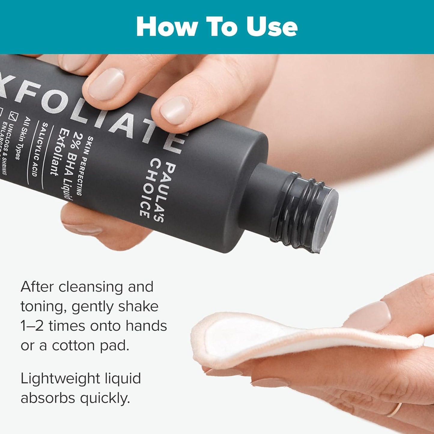 Paula’s Choice Skin Perfecting 2% BHA Liquid Exfoliant with Salicylic Acid – Pore Minimizer & Blackhead Remover for Smooth, Radiant Skin