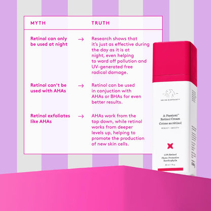 Drunk Elephant A-Passioni Retinol Cream (30 ml) – 1% retinol for smoother, youthful skin. Clean, cruelty-free, dermatologist-tested, and free from essential oils, silicones, and fragrance.