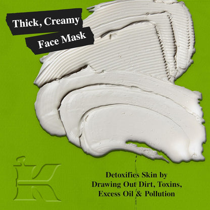 Kiehl’s Rare Earth Deep Pore Cleansing Mask – Oil-Minimizing, Detoxifying Face Mask with Amazonian White Clay & Aloe Vera