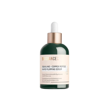 Biossance Squalane + Copper Peptide Rapid Plumping Serum – Face Serum for All Skin Types