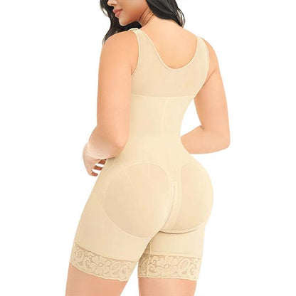 Women’s Full Body Fajas – Colombian Tummy Control Shaper with Butt Lift & Zipper Access
